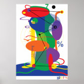 Ovale stad poster (Voorkant)