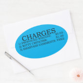 Ovale Sticker (Envelop)