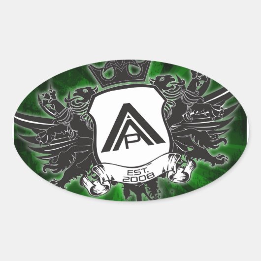 Ovale sticker (Voorkant)