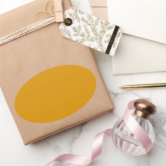 Ovale Sticker oogsten (Geschenken)