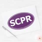 Ovale Sticker - SCPR (Envelop)