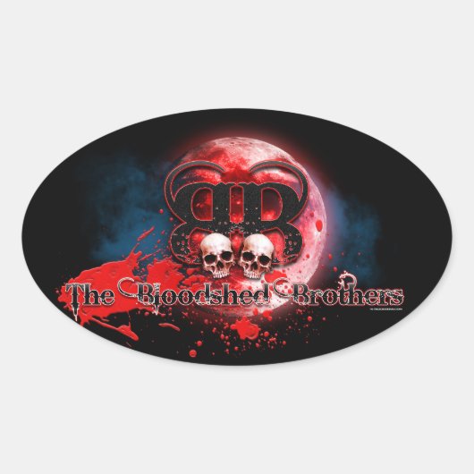 Ovale stickers (Voorkant)