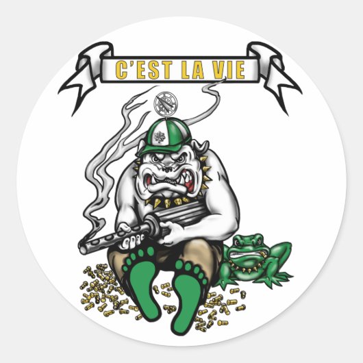 Ovale stickers (Voorkant)