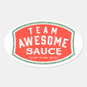 Ovale Stickers, glanzend Ovale Sticker (Voorkant)