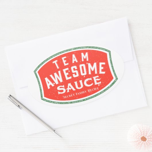 Ovale Stickers, glanzend Ovale Sticker (Envelop)