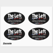 Ovale Stickers - Links, gedefinieerd... (Vel)