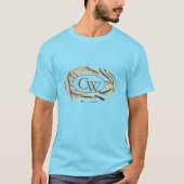 Ovale strepen-CW T-shirt (Voorkant)