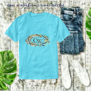 Ovale strepen-CW T-shirt