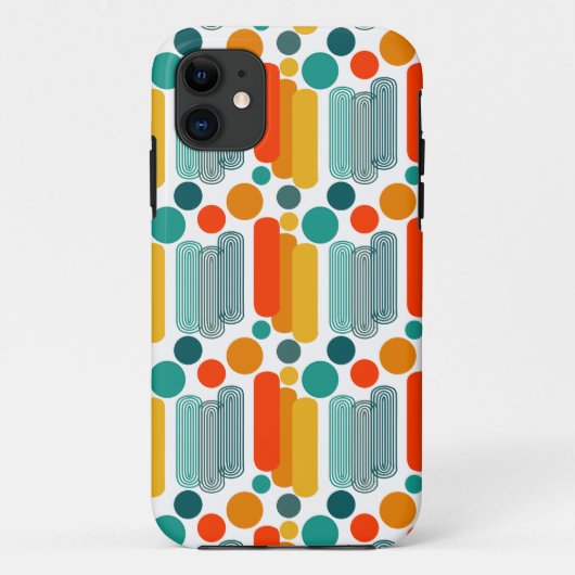 Ovalen en cirkels Case-Mate iPhone case (Achterkant)