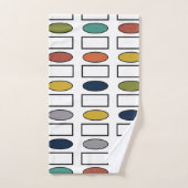 Ovalen en rechthoeken bad handdoek (Handdoek)