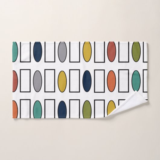 Ovalen en rechthoeken bad handdoek (Handdoek)