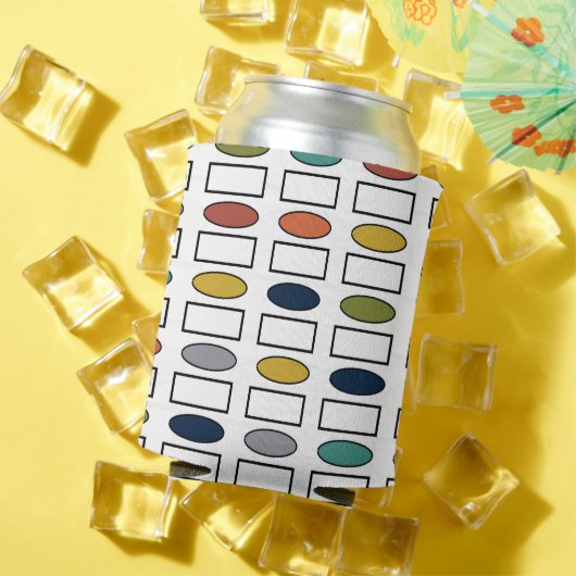 Ovalen en rechthoeken blikjeskoeler (Insitu Zomer)