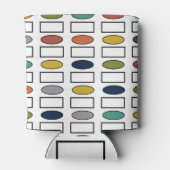 Ovalen en rechthoeken blikjeskoeler (Achterkant)