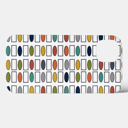 Ovalen en rechthoeken Case-Mate iPhone case (Achterkant (horizontaal))