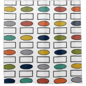 Ovalen en rechthoeken douchegordijn (Voorkant)