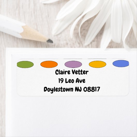 Ovalen en Rechthoeken - Etiket voor de ventilatort (Insitu)