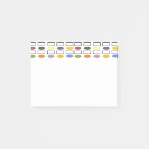 Ovalen en Rechthoeken — Kleine bloemknollen Post-it® Notes
