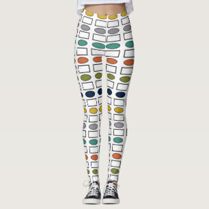 Ovalen en rechthoeken leggings
