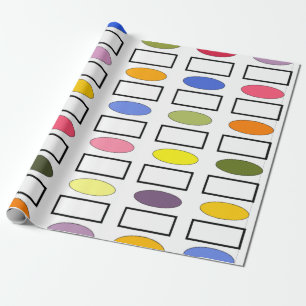 Ovalen en Rechthoeken — Vloertuin Cadeaupapier