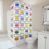 Ovalen en Rechthoeken — Vloertuin Douchegordijn (In situ)