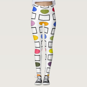 Ovalen en Rechthoeken — Vloertuin Leggings