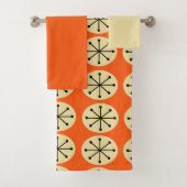 Ovalen en Starbursts Bath Towel Set Bad Handdoek (Insitu)