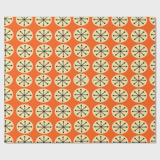 Ovalen en Starbursts Cadeaupapier (Vlak)