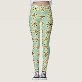 Ovalen en Starbursts Leggings