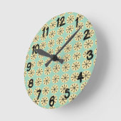 Ovalen en Starbursts Ronde Klok (Hoek)