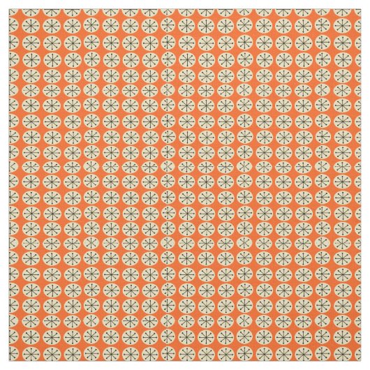 Ovalen en Starbursts Stof (Swatch)