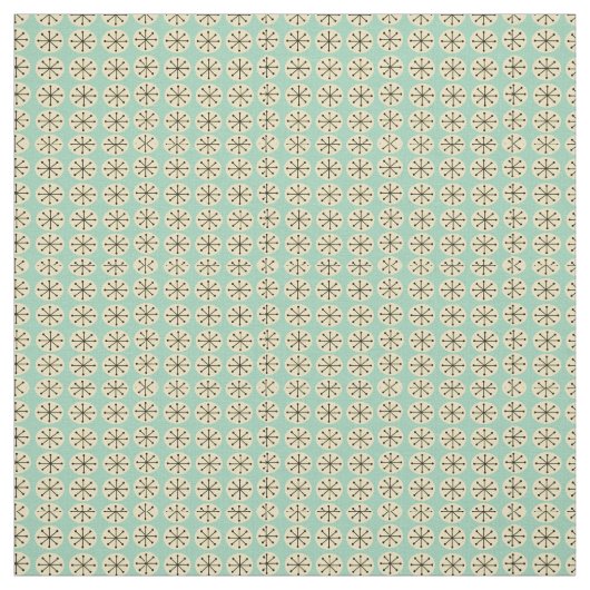 Ovalen en Starbursts Stof (Swatch)