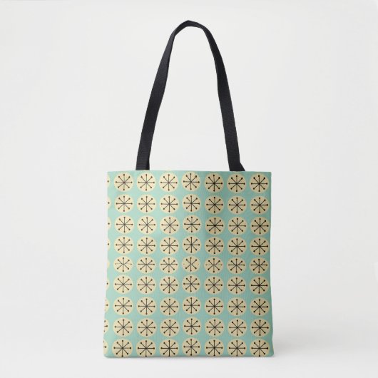 Ovalen en Starbursts Tote Bag (Voorkant)