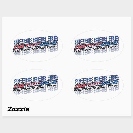 ovalen in de fabriek ovale sticker (Vel)