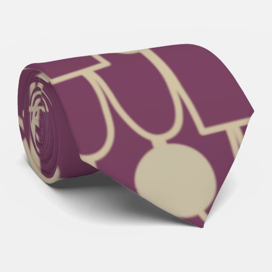 Ovalen, Rechthoek en Circles, Oh mijn! Stropdas (Opgerold)
