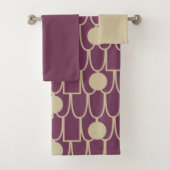 Ovalen, Rechthoeken en Circles, Oh mijn! Bath Tow Bad Handdoek (Insitu)