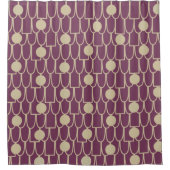 Ovalen, Rechthoeken en Circles, Oh mijn! Douchegordijn (Voorkant)