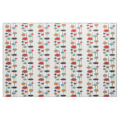 Ovalen van het moderne ruimtetijdperk uit de midde stof (Fat Quarter)