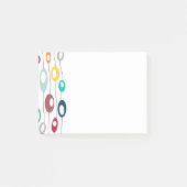 Ovalmuur Post-it® Notes (Voorkant)