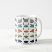 Ovals and Rectangles Koffiemok (Voorkant rechts)