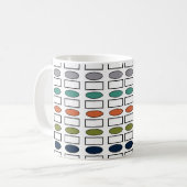 Ovals and Rectangles Koffiemok (Voorkant links)