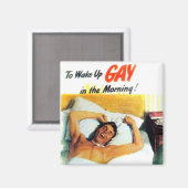 Ovaltine Wake Up Gay Magnet (Voorkant / Achterkant)