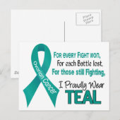 Ovariale Kanker voor Elke ..... Draage Briefkaart (Voorkant / Achterkant)