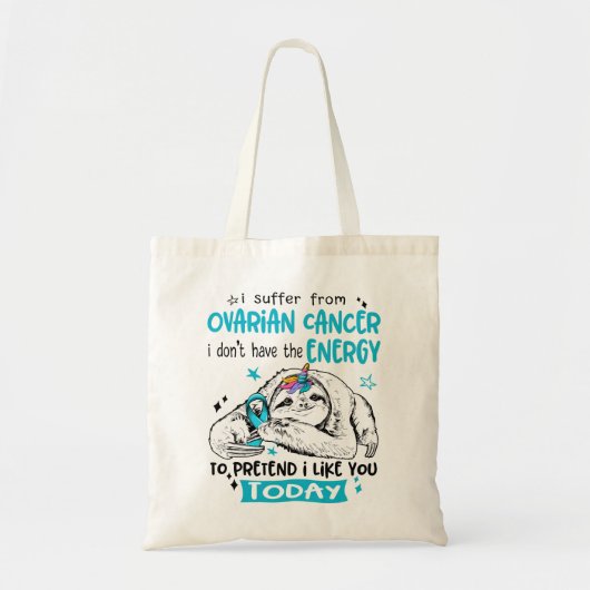 Ovarian Cancer Awareness Month Ribbon Gifts Tote Bag (Voorkant)