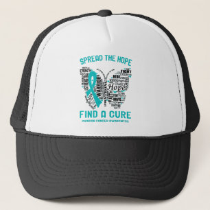 Ovarian Cancer Awareness Month Ribbon Gifts Trucker Pet