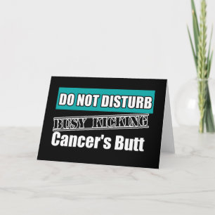 Ovarian Cancer Do Not Disturb het Schoppen Kaart