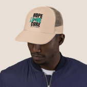 Ovarian Cancer Hope Love Cure Trucker Pet (In situ)