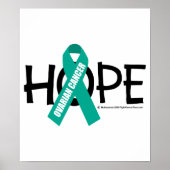 Ovarian Cancer Hope Poster (Voorkant)