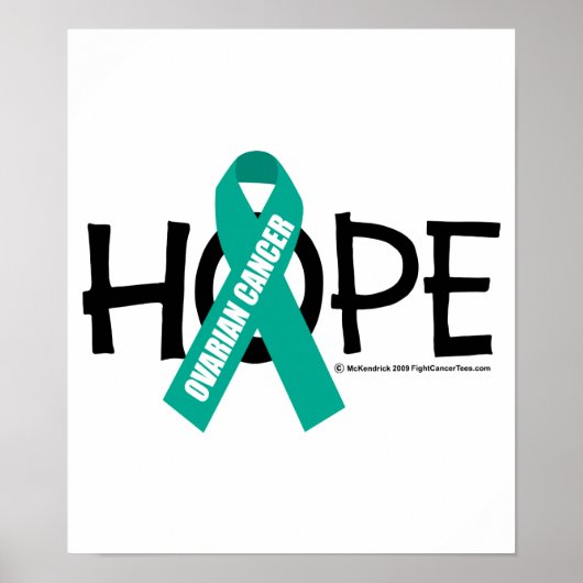 Ovarian Cancer Hope Poster (Voorkant)