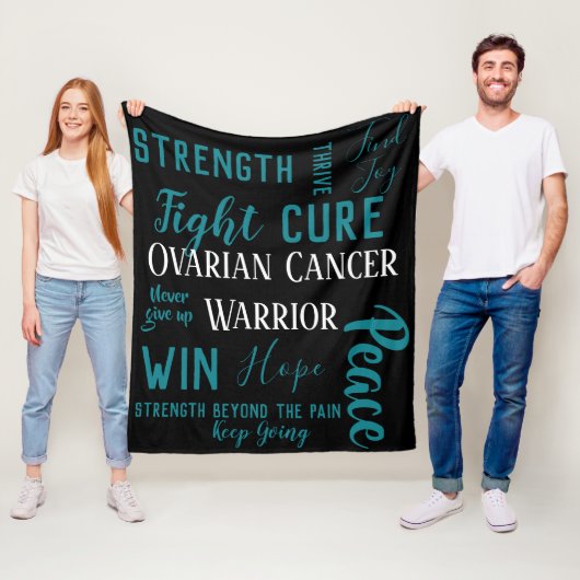 Ovarian Cancer Warrior deken (In situ)