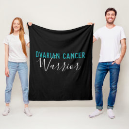 Ovarian Cancer Warrior Fleece Deken